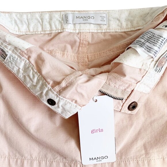 NWT Mango Mini Skirt Adjustable Waist Pink 4/5 - Picture 3 of 3